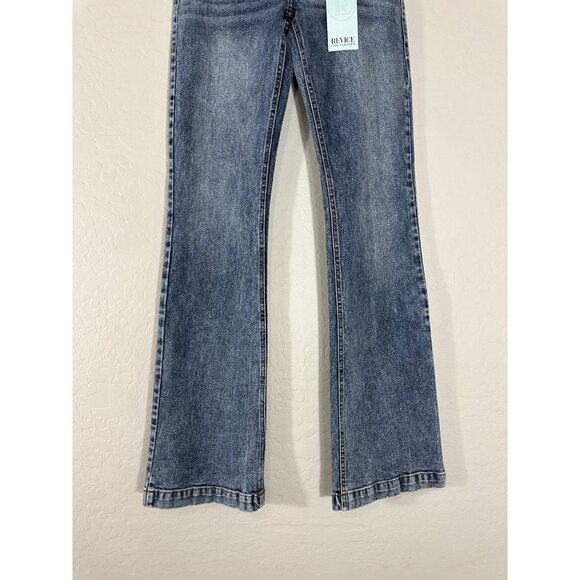 Revive Denim Flare Saddleback Jeans Size 23 New With Tags - Picture 2 of 10